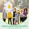 Daisy Flower Piñata Flower Daisy Hippie Boho Piñata Hanging Gender Reveal with Blindfold and Stick for Birthday Baby Shower Gender Reveal Wedding Floral Party Supplies